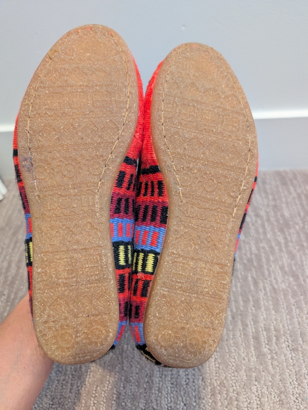 Born Southwestern/Aztec/Geometric Slip On Dress Shoes - Picture 4 of 7